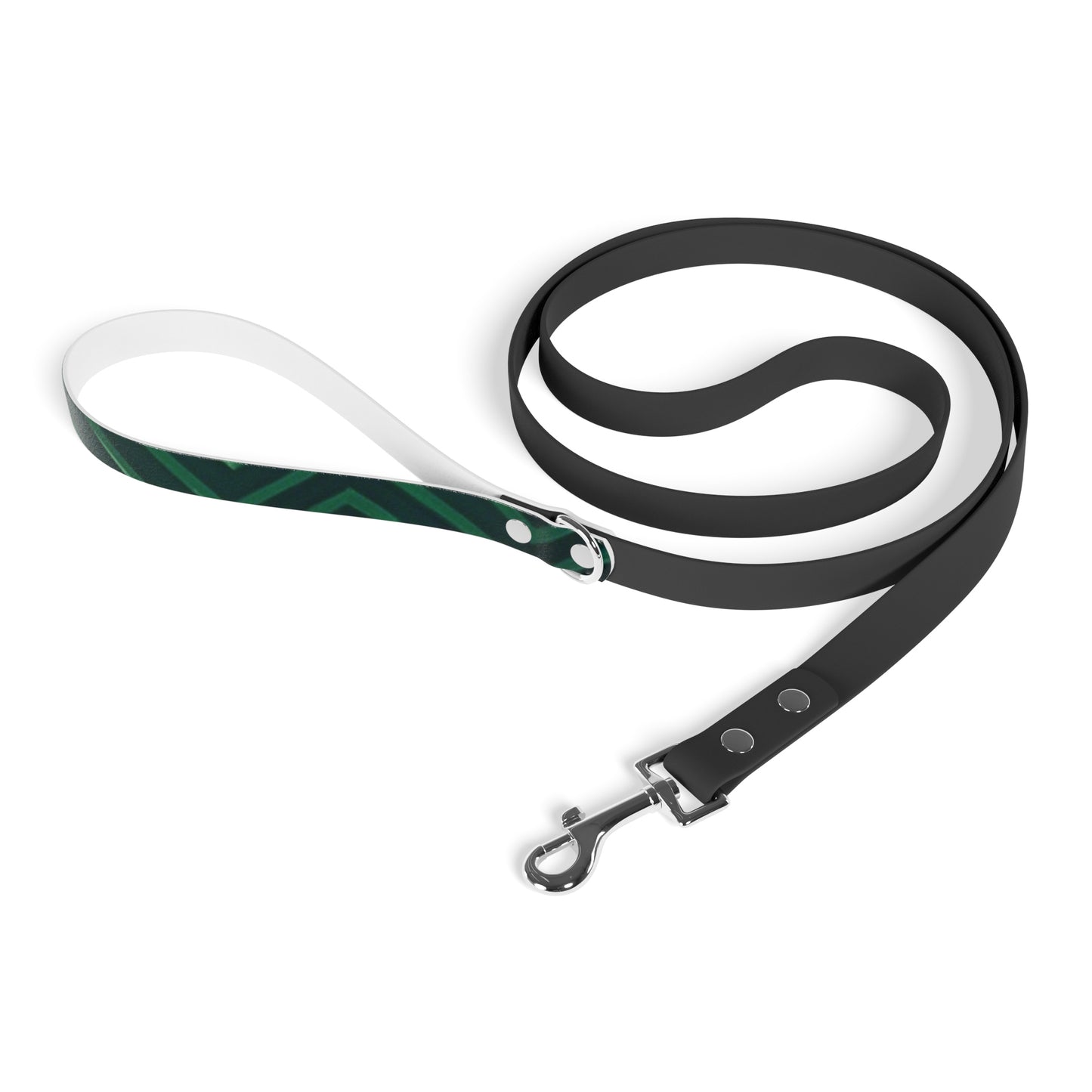 Stylish Dog Leash with Green Geometric Pattern