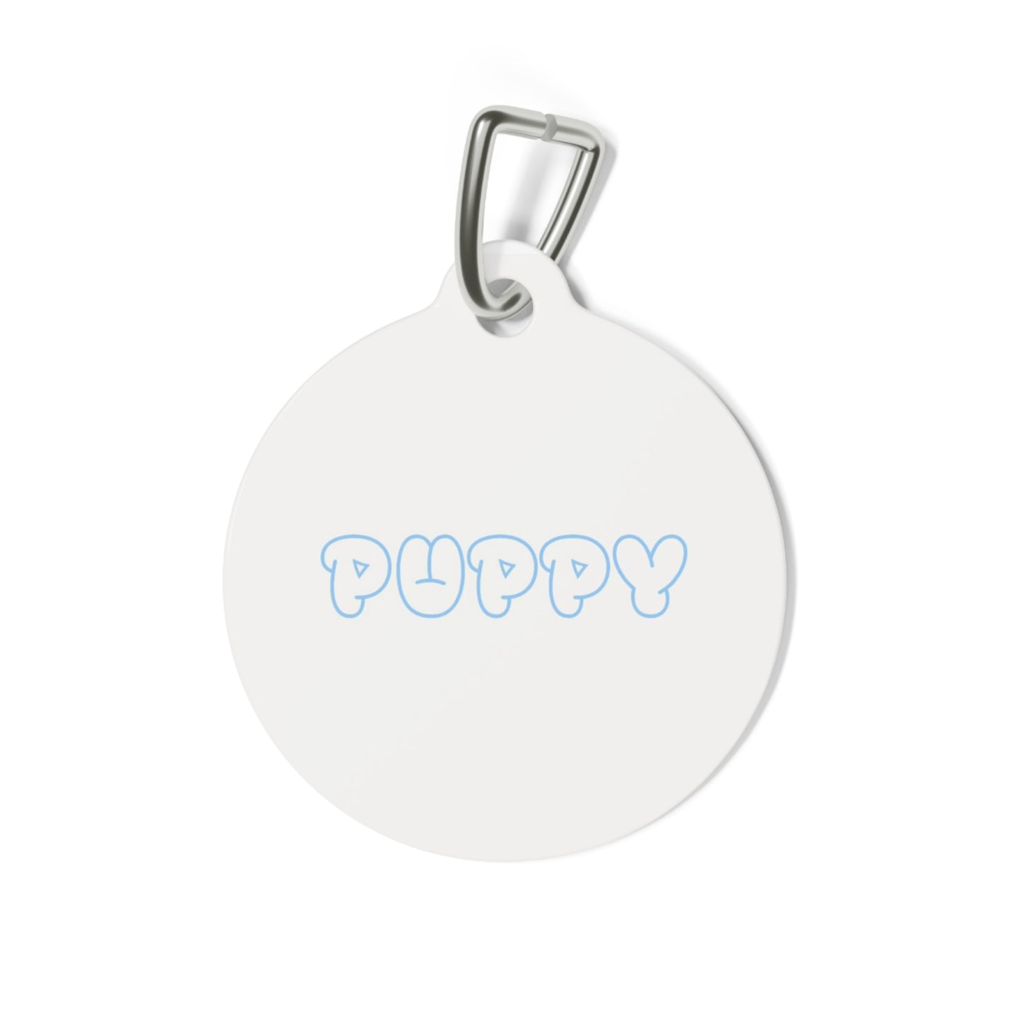 Cute Angel Pet Tag - Adorable Dog ID Tag with Halo Design