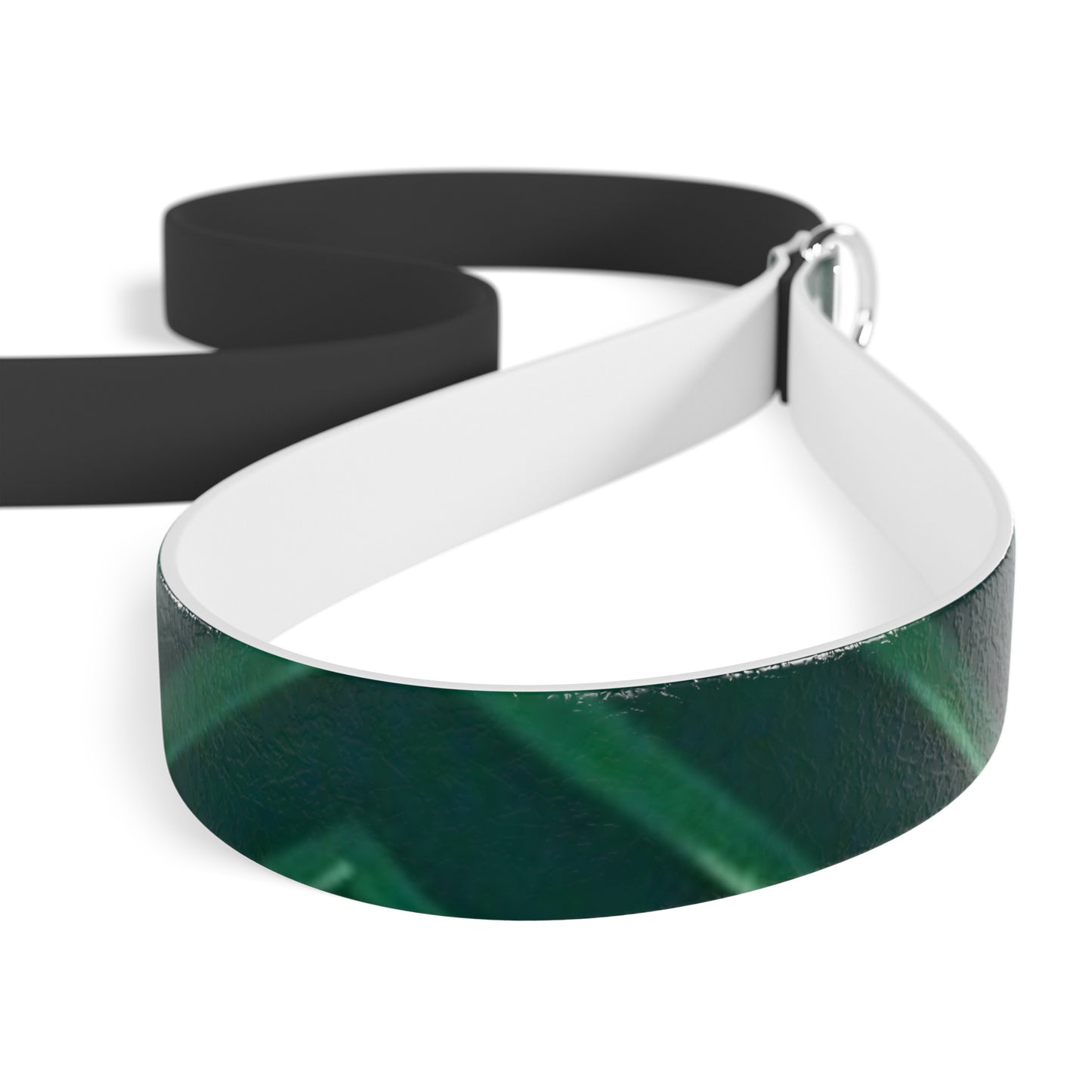 Stylish Dog Leash with Green Geometric Pattern